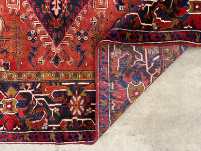 Hand-Knotted Persian Heriz Rug - 9’3”x12’2”