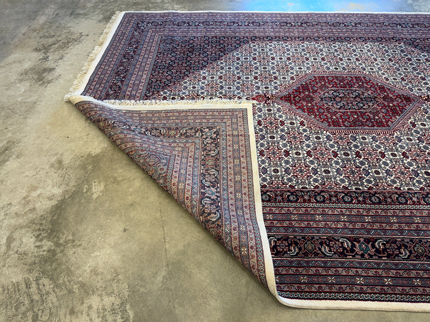 9’10”x14’ Hand-Knotted IndoBidjar Area Rug