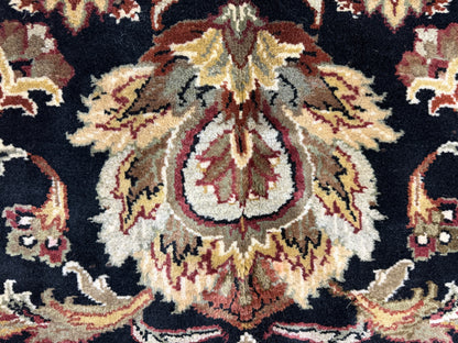 12’1”x15’2” Hand-Knotted Wool Agra Area Rug Handmade All-over Carpet