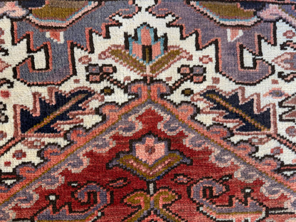 Hand-Knotted Persian Heriz Rug - 8’3”x11’2”