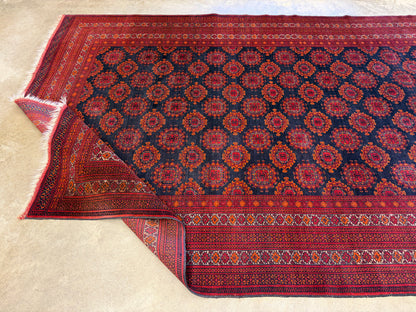 6’5”x9’10” Hand-Knotted Wool Bokhara Oriental Area Rug