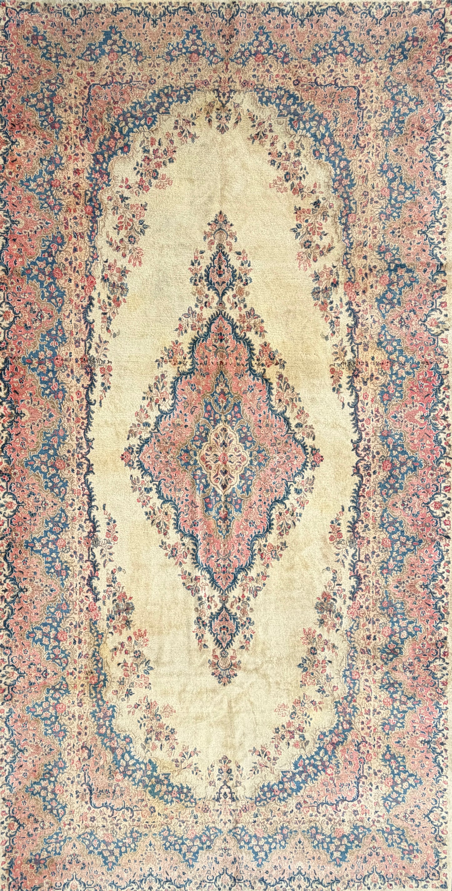Hand-Knotted Persian Sarouk Rug - 10’5”x19’9”