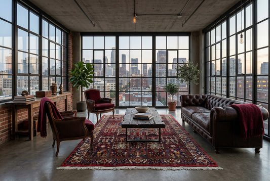 Hand-Knotted Persian Bakhtiari Rug - 5’5”x10’8”