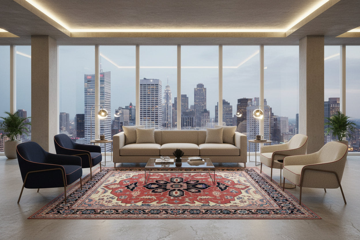 Hand-Knotted Oriental Rug - 8’x10’