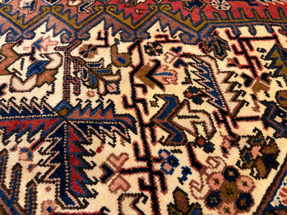 10’1”x14’ Hand-Knotted Persian Heriz Area Rug