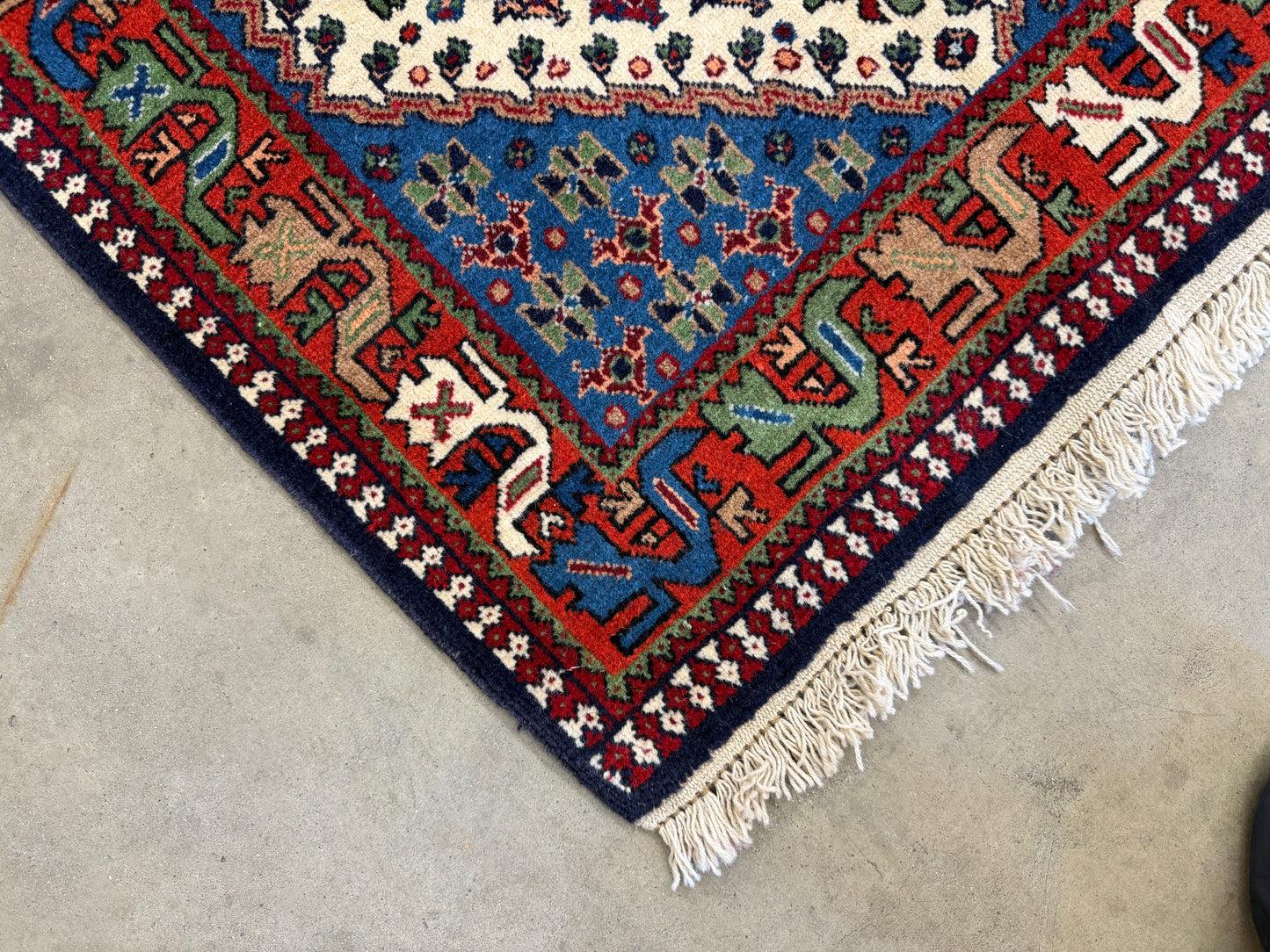 Hand-Knotted Yalameh Runner - 2’8”x12’5”