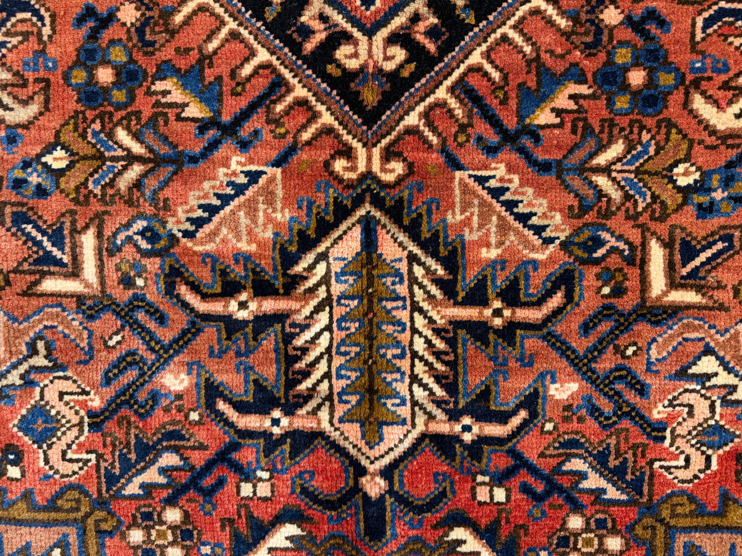 10’1”x14’ Hand-Knotted Persian Heriz Area Rug