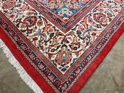 Hand-Knotted Persian Sarouk Rug - 10’8”x14’6”
