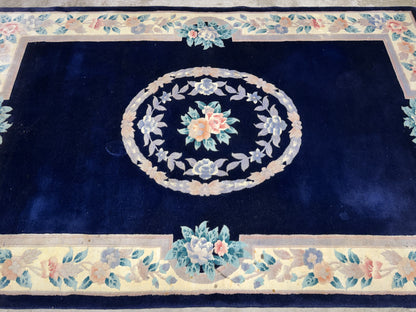 Hand-Knotted Art Deco Rug - 5’3”x8’5”