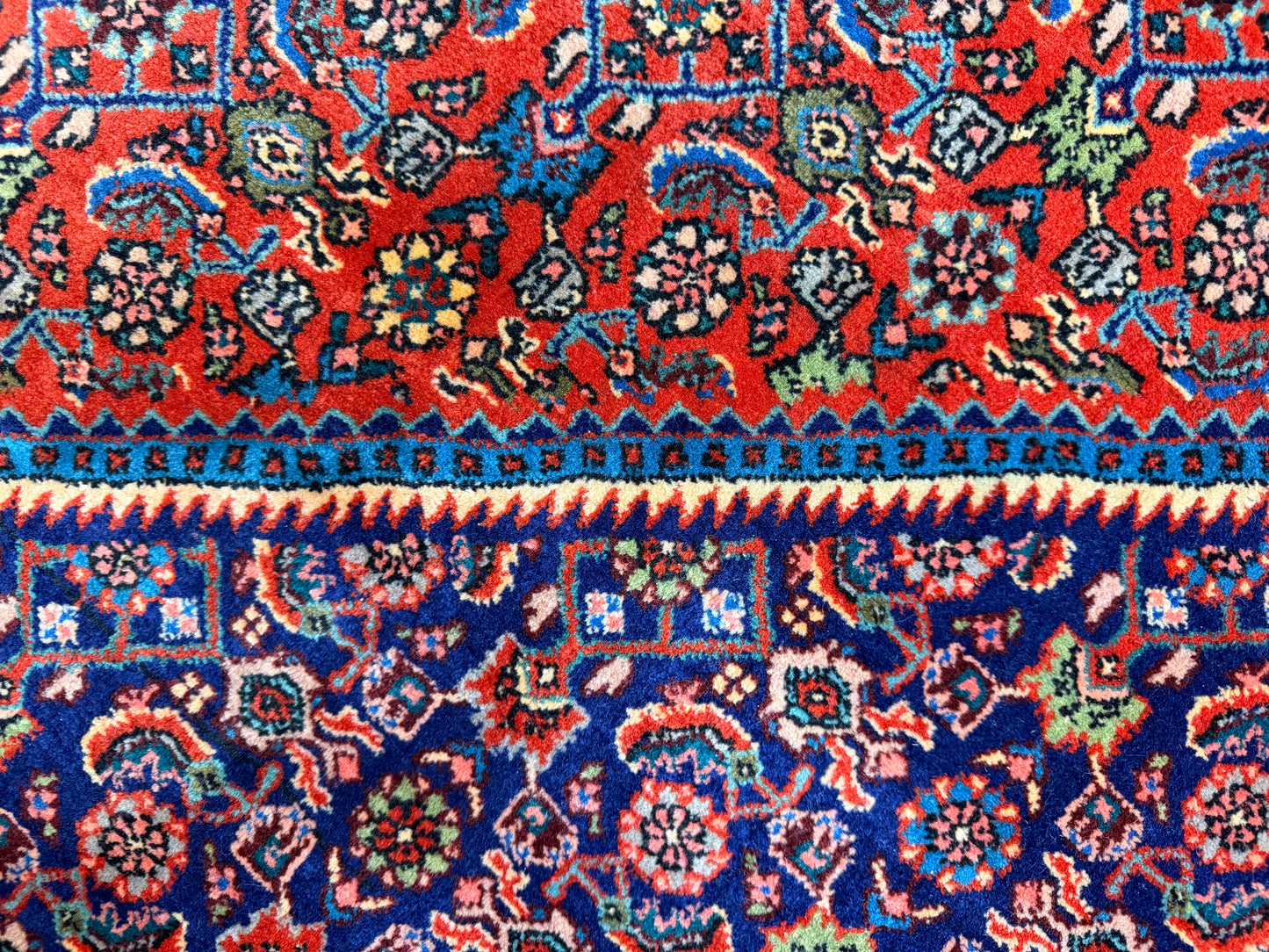 10’x13’ Hand-Knotted Wool Bidjar Persian Area Rug 10x13 Handmade Carpet