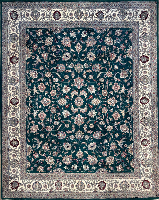 8’x10’ Hand-Knotted IndoKashan Oriental Area rug