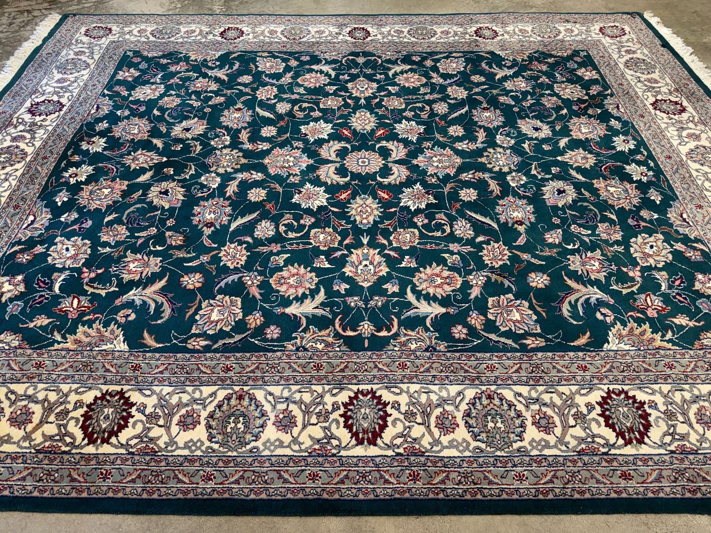 8’x10’ Hand-Knotted IndoKashan Oriental Area rug
