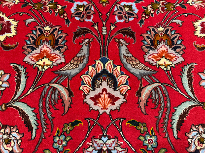 Hand-Knotted 60 Raj Persian Tabriz Rug - 9’9”x13’3”