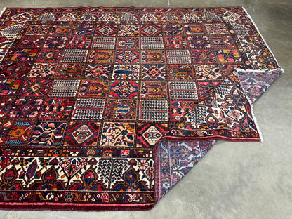 Hand-Knotted Persian Bakhtiari Rug - 9’8”x12’4”