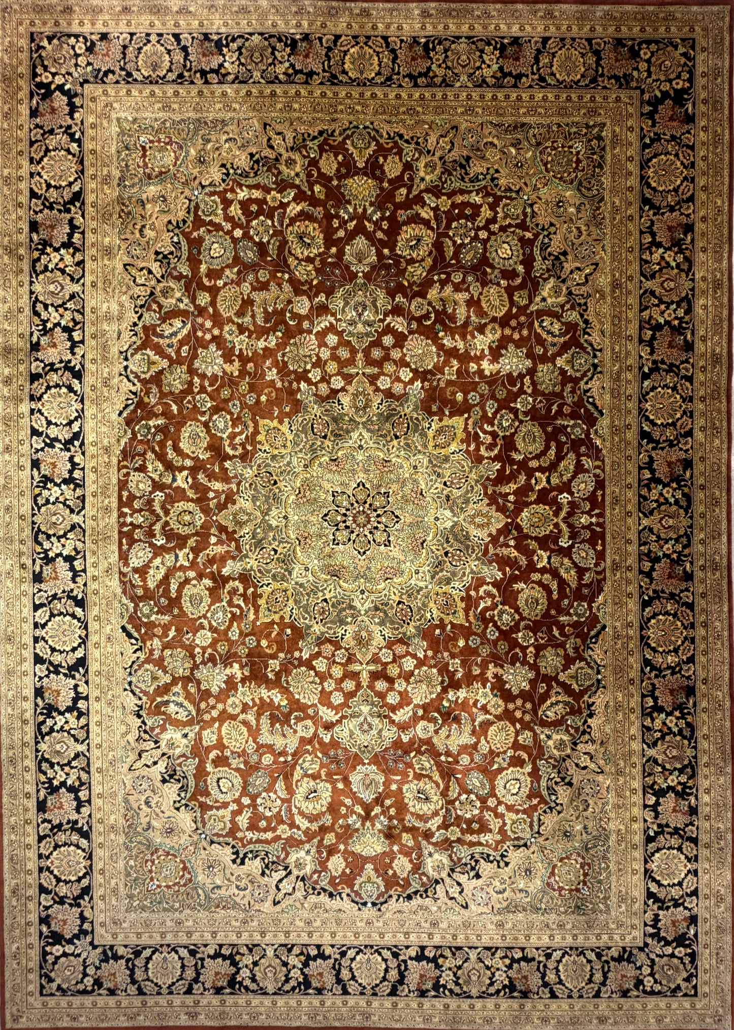 Hand-Knotted Oriental Rug - 9’9”x13’9”