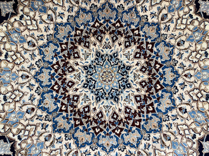 Hand-Knotted 6 La Persian Nain Rug - 10’2”x13’6”