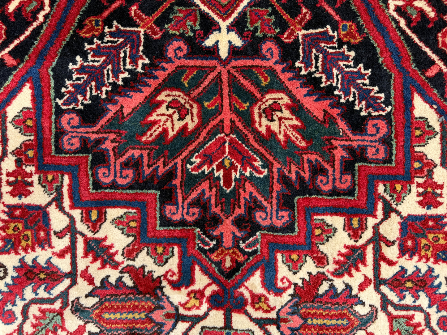 Hand-Knotted Persian Heriz Rug - 11’3”x15’8”