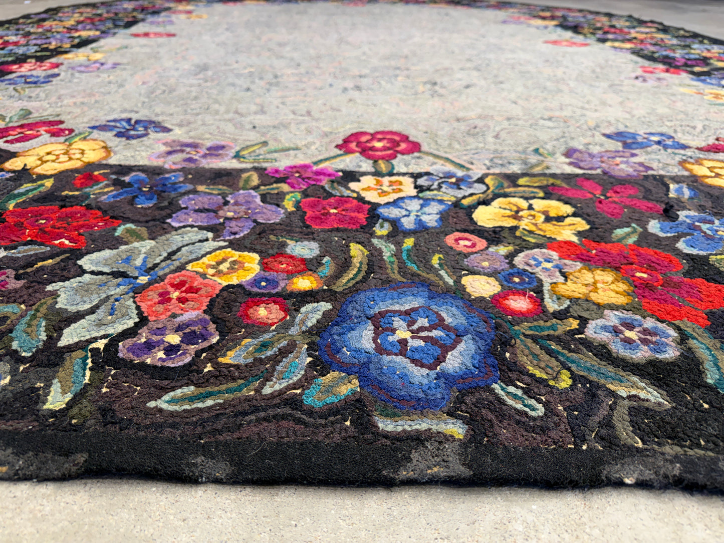 Antique French Needlepoint Rug - 8’3”x10’7”
