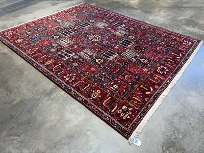 9’5”x11’9” Hand-Knotted Persian Bakhtiari Four Season Area Rug