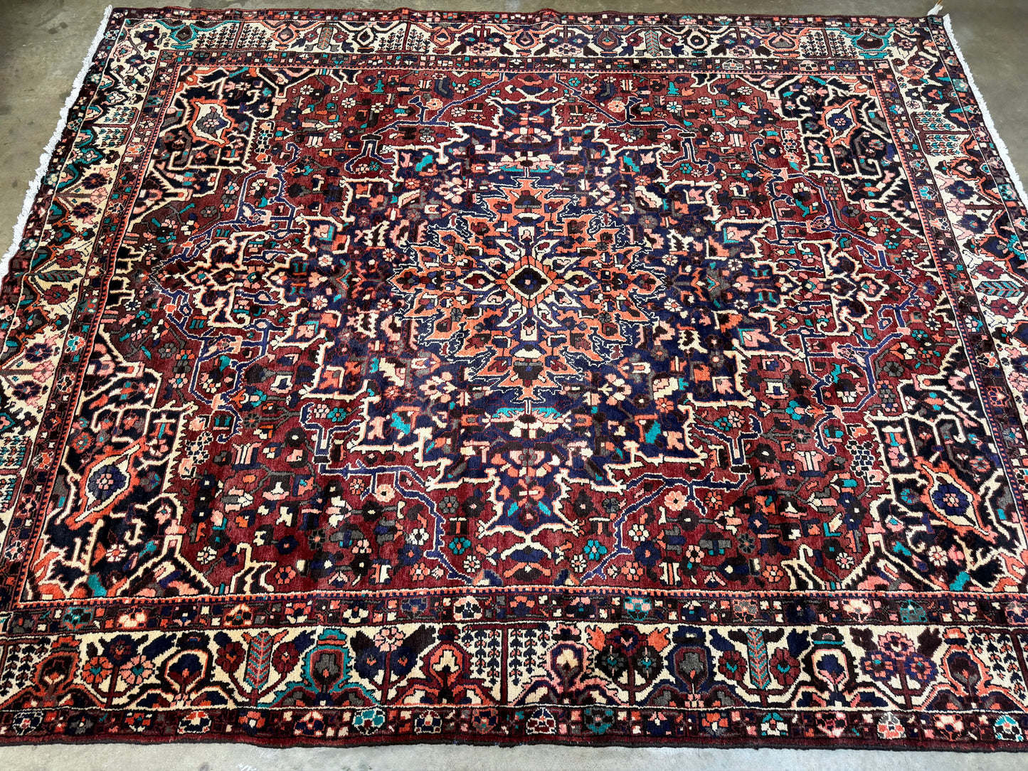 Hand-Knotted Persian Bakhtiari Rug - 10’2”x12’9”