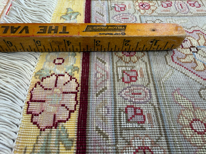 Hand-Knotted 60 Raj Persian Tabriz Rug - 5'x7'1"