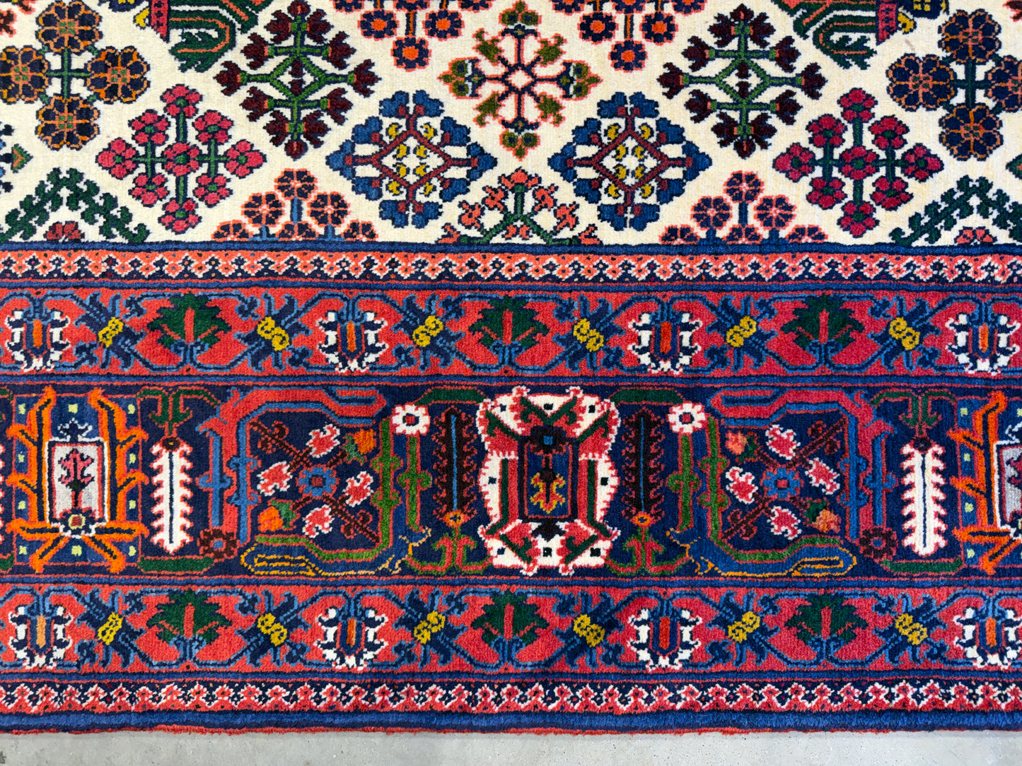 Hand-Knotted Persian Shiraz Rug - 7’1”x10’3”