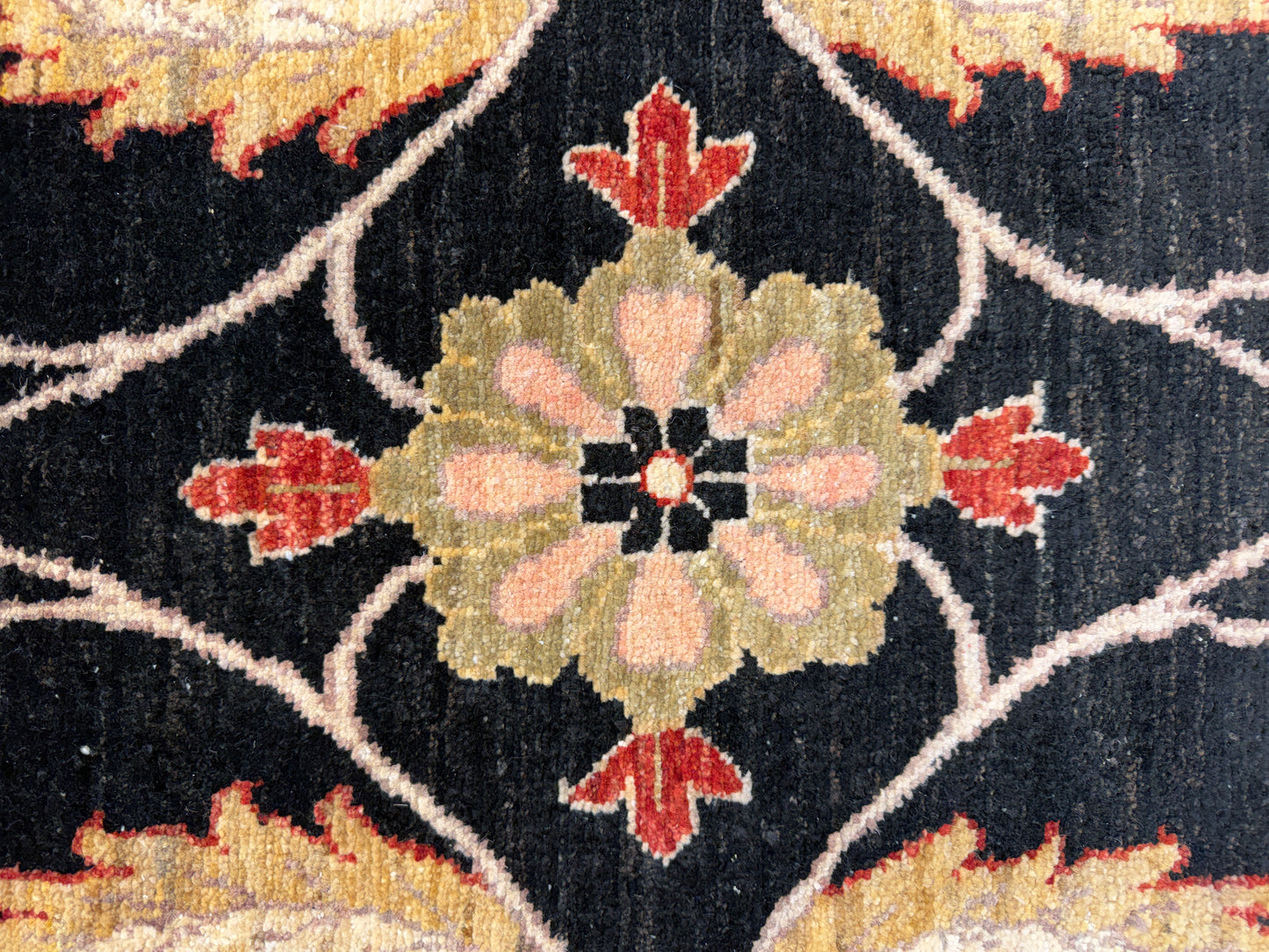 Hand-Knotted Peshawar Rug - 7’7”x10’6”