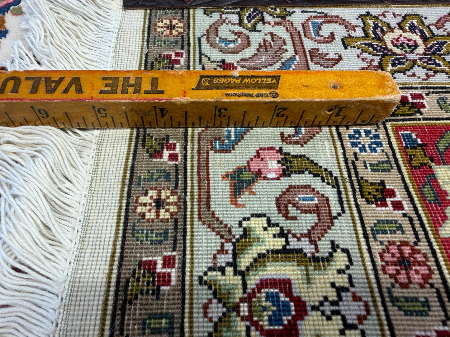 Hand-Knotted 60 Raj Persian Tabriz Rug - 9’10”x13’8”