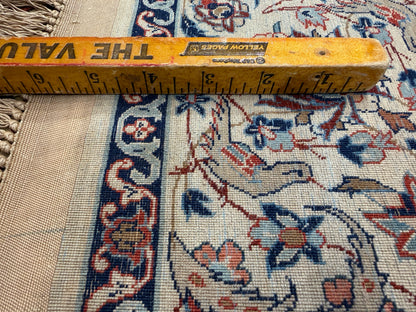 Hand-Knotted Persian Isfahan Rug - Signed Seirafian - 3’7”x5’9”