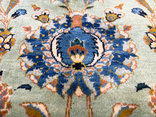 Hand-Knotted Persian Kashan Rug - 10'6"x14'6"