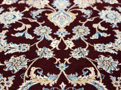 Hand-Knotted 6 La Persian Nain Rug - 4'1"x6'4"