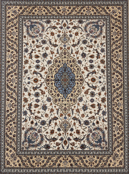 Hand-Knotted Persian Isfahan Rug - Signed Fatehi - 8’6”x12’