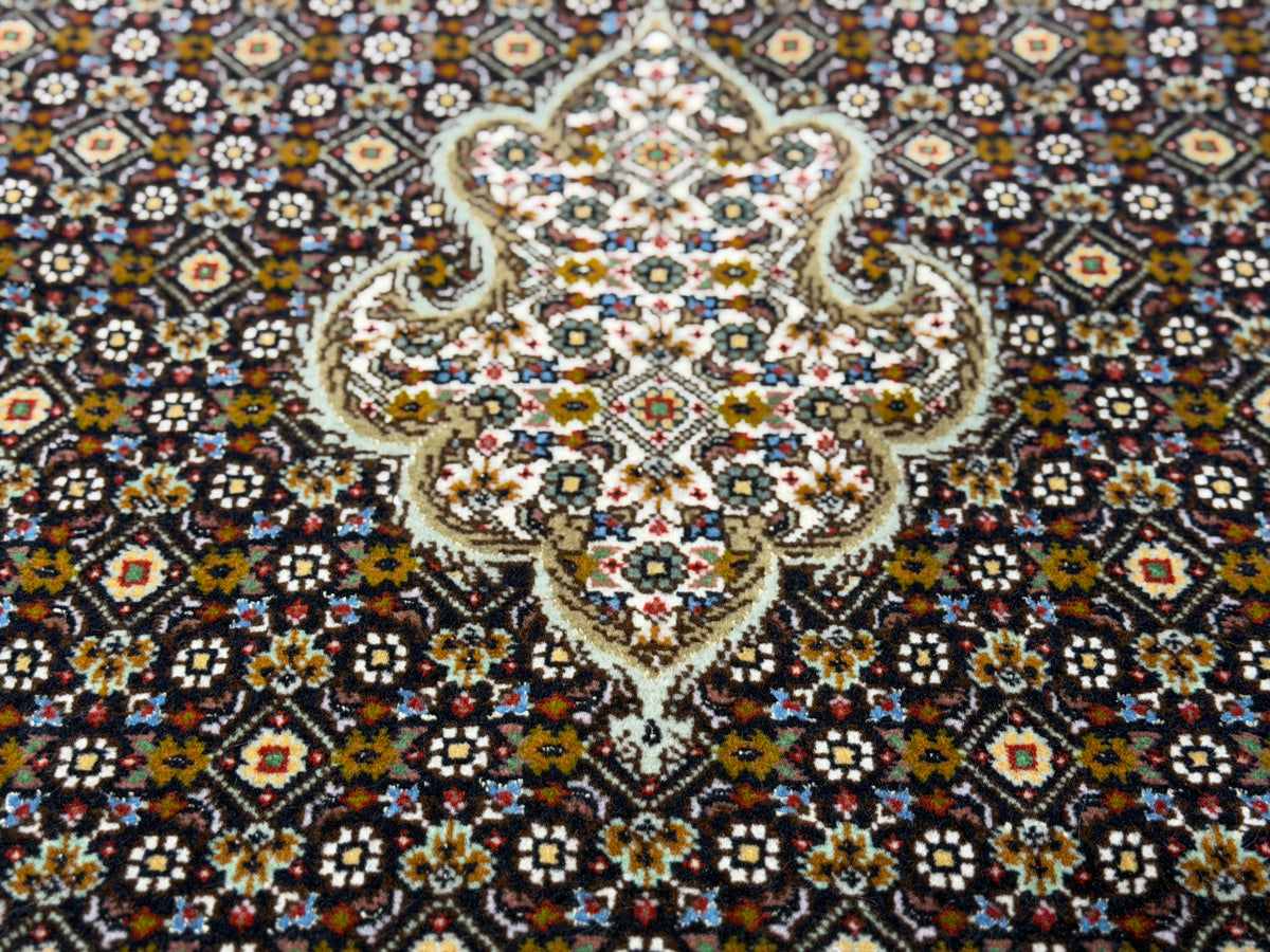 Hand-Knotted Persian Tabriz Mahi Rug - 6'10"x10'5"