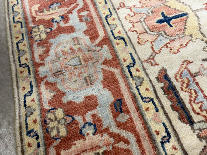 Hand-Knotted IndoMahal Rug - 6'x8'