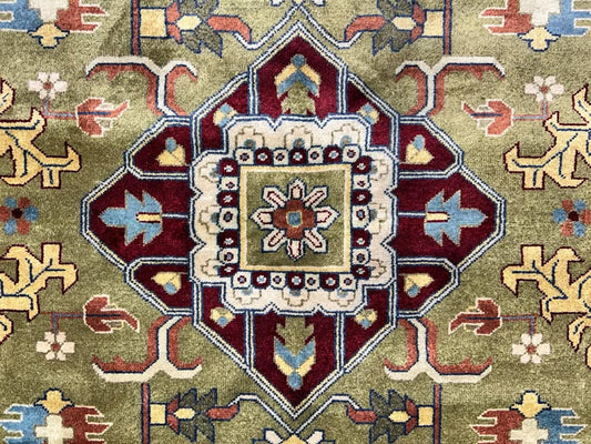 8'10"x11'10" Handmade 100% Wool IndoHeriz Rug