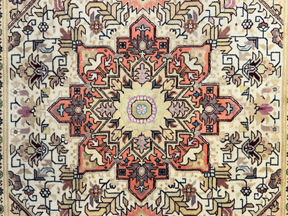 3'1"x5'3" Very Fine Handmade Wool & Silk  Persian Tabriz Rug