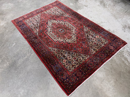 Hand-Knotted Persian Bidjar Gholtogh Rug - 4'1"x6'3"
