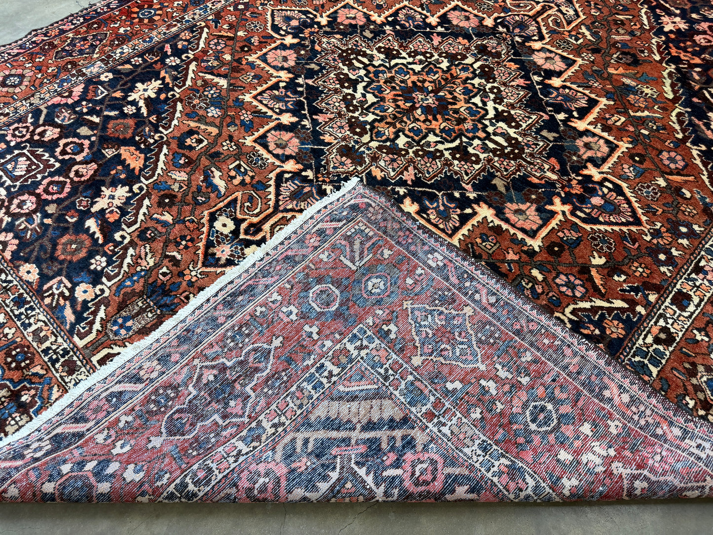Hand-Knotted Persian Bakhtiari Rug - 10’3”x12’6”