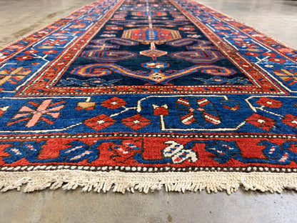 Hand-Knotted Persian Bakhshayesh Runner - 3’5”x10’3”
