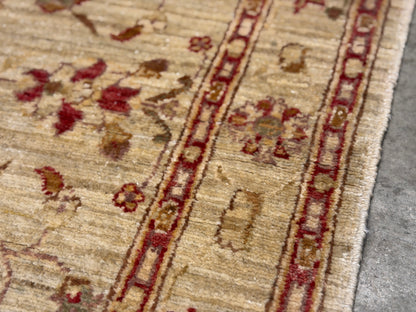 Hand-Knotted Pishawar Rug - 3’3”x4’11”