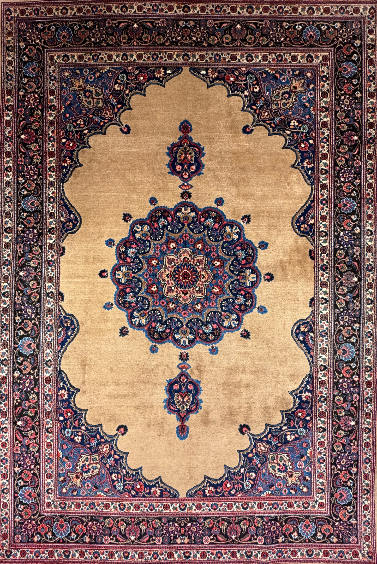 Hand-Knotted Persian Mood Rug - 6’11”×10’3”