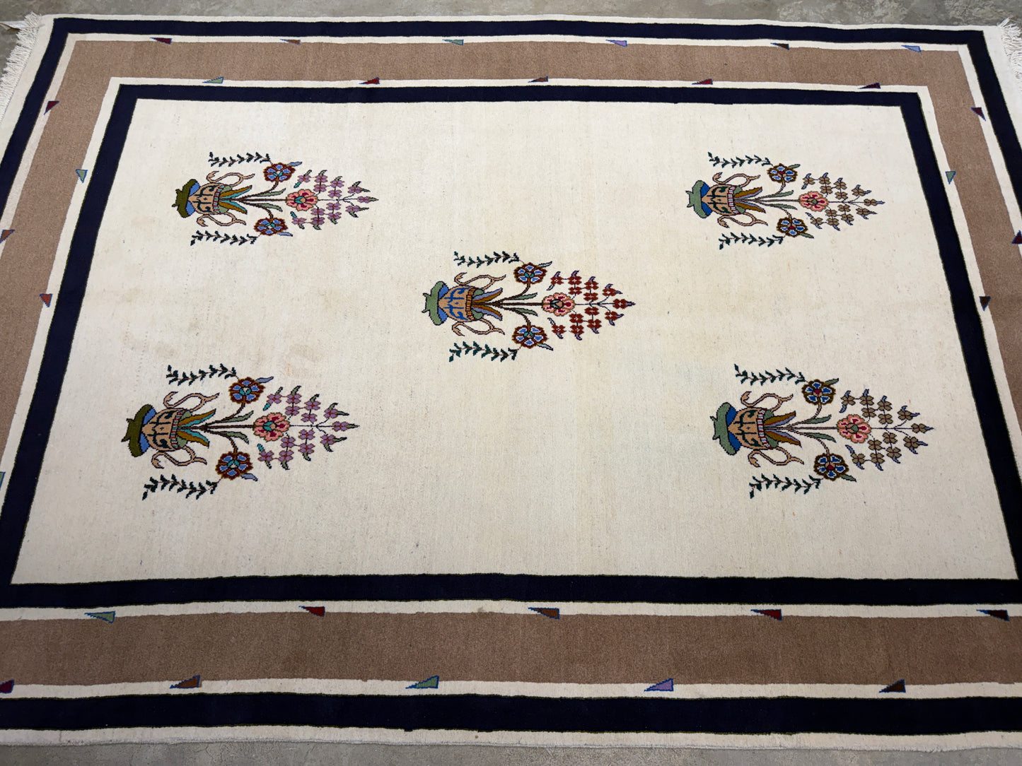 Hand-Knotted Persian Gabbeh Rug - 6’6”x9’6”