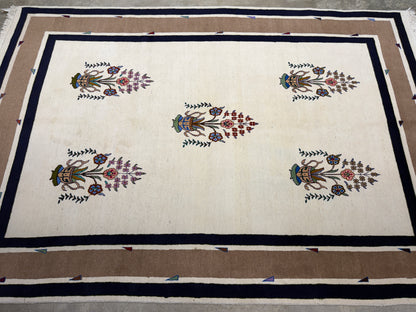 Hand-Knotted Persian Gabbeh Rug - 6’6”x9’6”