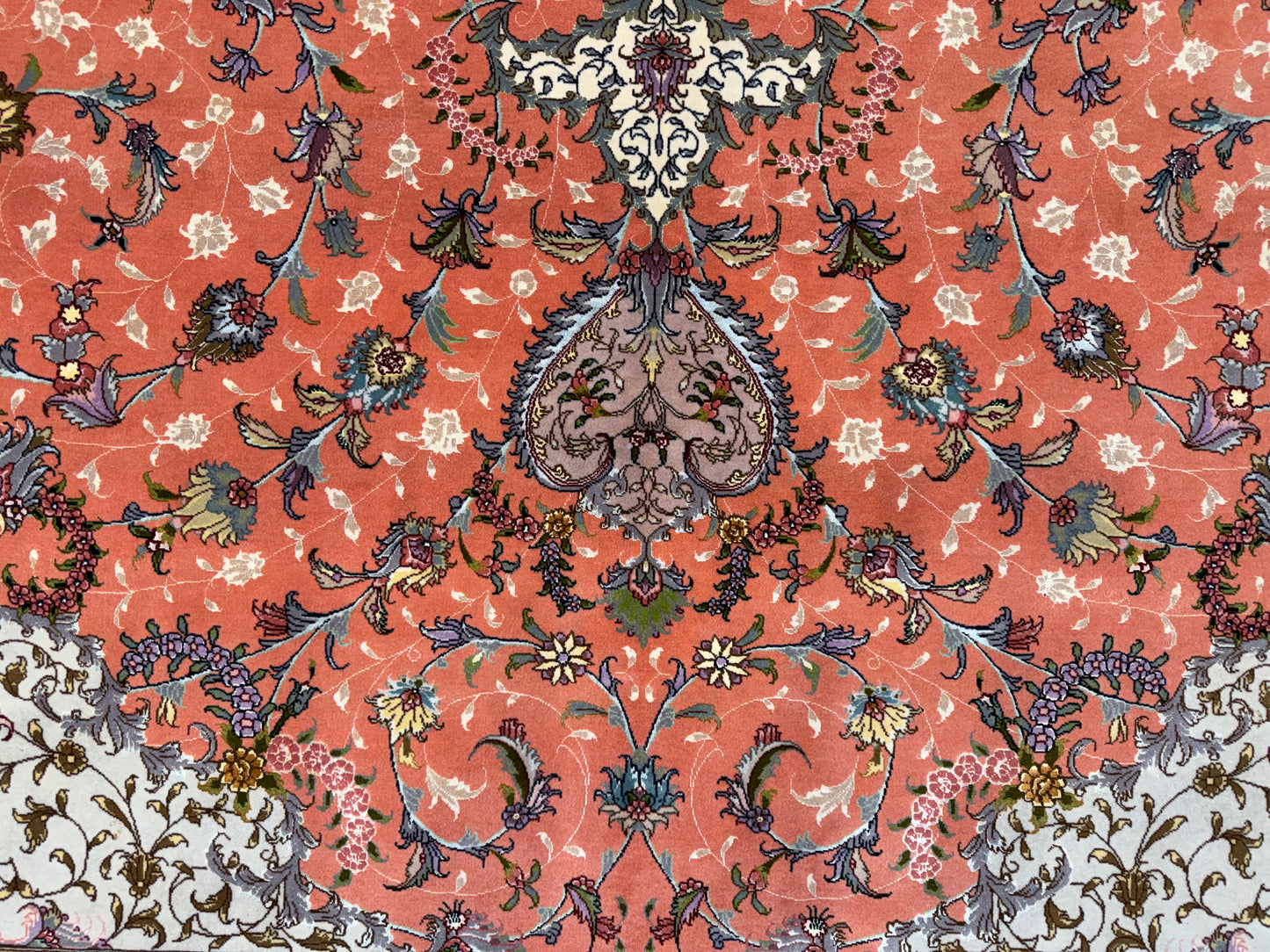 9’11”x13’4” Hand-Knotted 60 Raj Persian Tabriz Rug