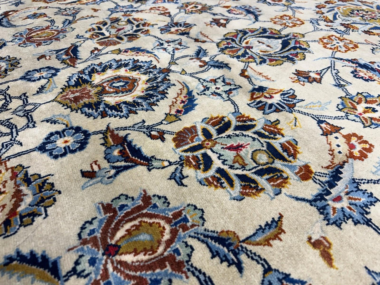 10’5”x14’5” Hand-Knotted Wool All-over Kashane Area Rug - Handmade Carpet 10x14