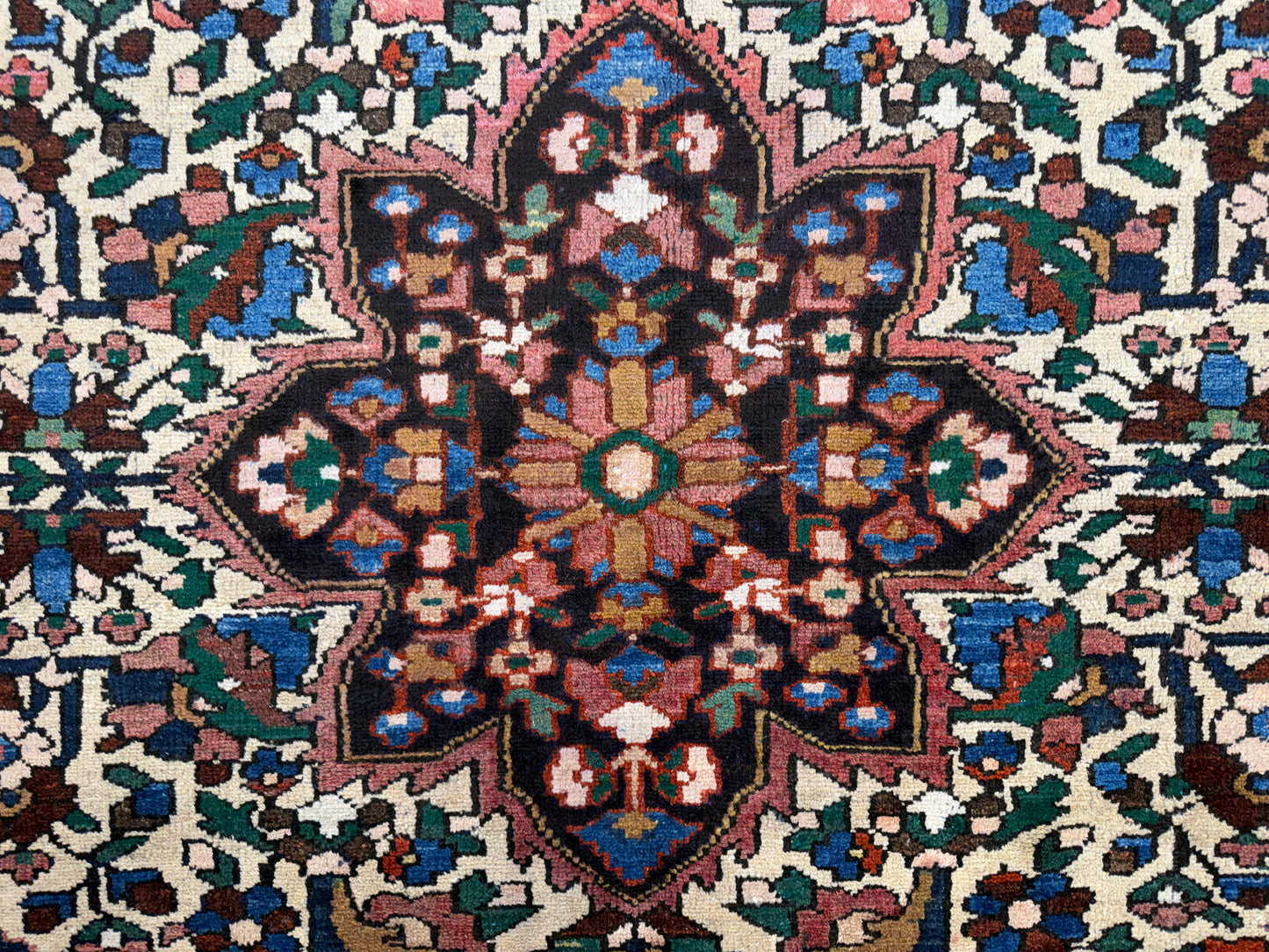 9’10”x13’10” Hand-Knotted Persian Bakhtiari Area Rug