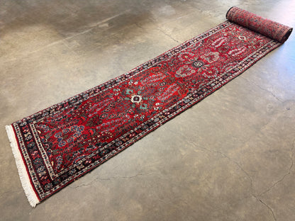 Hand-Knotted Sarouk Runner - 2’9”x18’3”