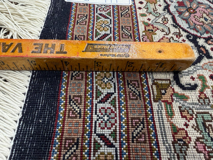 Hand-Knotted Persian Tabriz Mahi Rug - 6'8"x10'