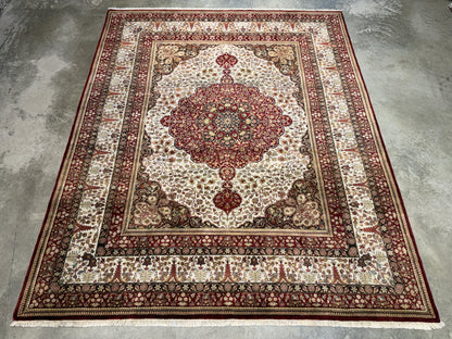 Hand-Knotted Oriental Rug - 8’x9’8”