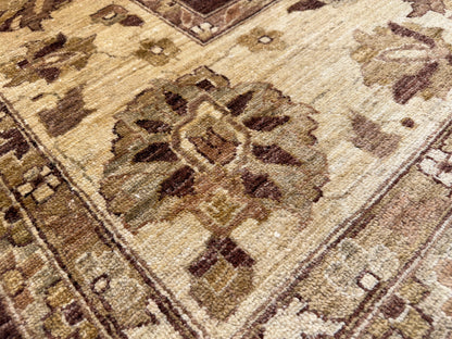 8’x10’ Hand-Knotted Wool Agra Area Rug